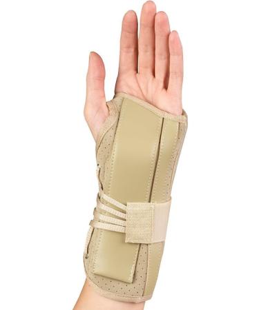 OTC Wrist Brace for Postoperative Care - Soft-Fit Lace Closure Splint for Left Hand - Small Size - Buy Online on GoSupps.com