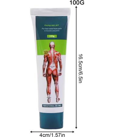 Pruojhw Knee cream muscle massage cream 100 g soothing nongreasy body care for legs back shoulders daily use work home on the go training - Buy Online on GoSupps.com