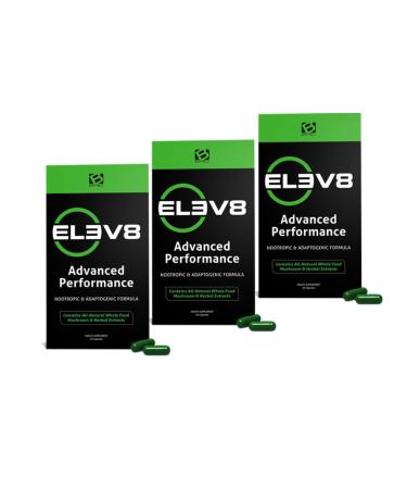 | ELEV8 Advanced Performance Supplement - 90-day supply (90 Capsules) | Unlock ancient medicinal secrets for optimal health and functioning (Packaging may vary)