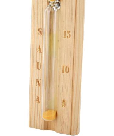 15 Minute Sauna Hourglass Sandglass Timer for Sauna Room Home & Office | Perfect Countdown Clock for Restaurants - Buy Online on GoSupps.com
