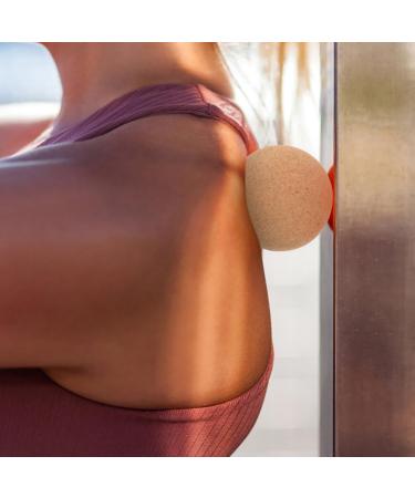 Buy Cork Fascia Ball - 8cm Yoga & Massage Tool | Deep Tissue Relief & Fitness Accessory - Buy Online on GoSupps.com