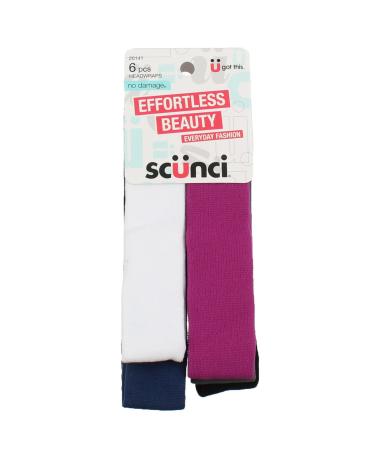 Scunci U Got This Stretch Soft Head Wrap 6 Pack - Assorted Colors - Buy Online on GoSupps.com