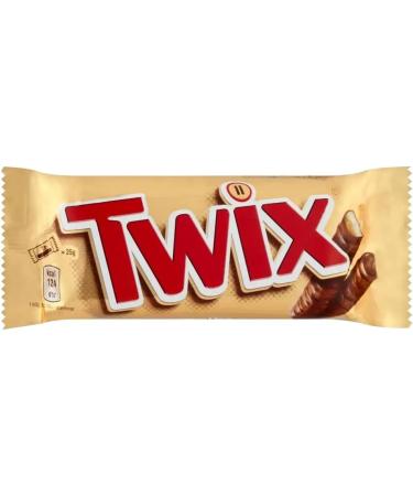 Twix Standard Twin Chocolate Bars 25 x 50g New Christmas Chocolates with VIMIX Gift Box - Buy Online on GoSupps.com