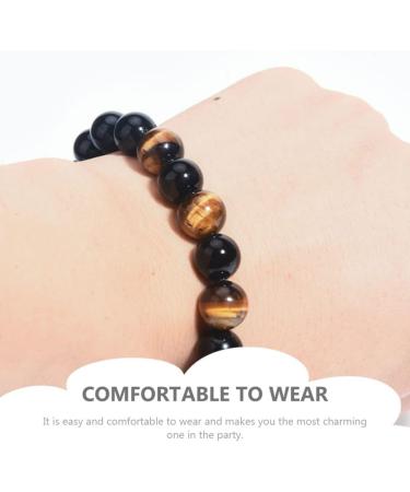 Men's Hematite Motion Sickness Bracelet Set - 2 PCS Magnetic Beaded Wristbands for Car & Seasickness Relief - Buy Online on GoSupps.com