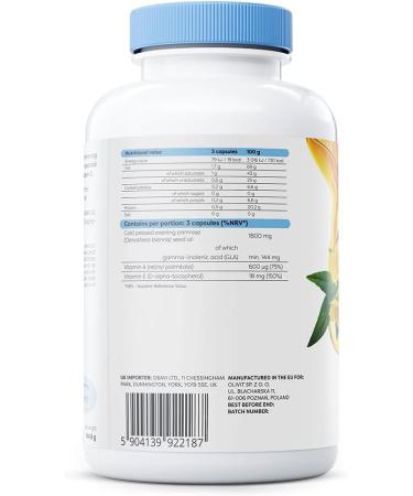  OSAVI Osavi Primrose Oil with Vitamin A & E 1800mg - 180 softgels - Buy Online on GoSupps.com