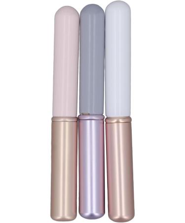Lip Brush 3 Pieces Lip Brush Compact and Durable Round Head Easy to Clean with Lipstick Cover - Buy Online on GoSupps.com