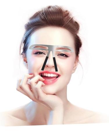 FRCOLOR 3pcs Make up Kit Molds Eyebrow Shaper Stencil Kits Women Eyebrow Ruler Tool Shaping Balance Ruler 1 count (Pack of 1) As Shownx3pcs - Buy Online on GoSupps.com