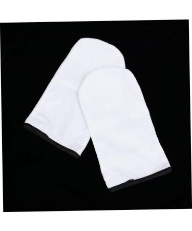 minkissy 3 Pairs Hand Gloves Hand Spa Cover Wax Spa Gloves Paraffin Wax Heart Bun for Hair Hand Spa Mittens Heated Booties Cozies Liners Bath Mitt White Accessories Work Manicure - Buy Online on GoSupps.com