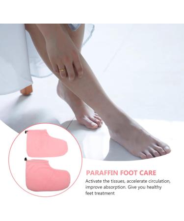 Healifty Paraffin Wax Foot Liners 2 Pairs Paraffin paraffin wax bath paraffin wax paraffin wax booties Bath Terry Cracked Heel Socks - Buy Online on GoSupps.com