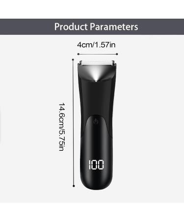 Misaakoeq Mens Trimmer and Dry Beard Trimmer Electric Mens Intimate Hair Trimmer with LCD Digital Display for Face Head Arms Legs Body Nose and Intimate Care - Buy Online on GoSupps.com
