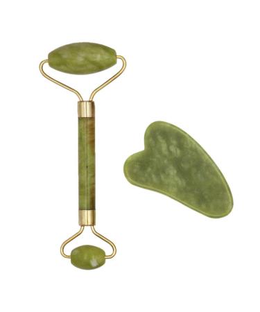 Gua Sha Facial Tool 5pcs Facial Massager Roller Plate Board Slimming Jade Stone Face Lifting Massager Eye Face Neck Thin Tools Scraping Skin Board-5 sets size 3_