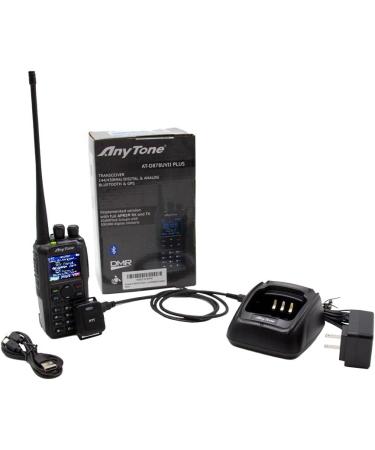 AnyTone AT-D878UVII Plus 7W VHF 6W UHF DMR/Analog Radio with Free $97 Training Course & Bluetooth PTT - Buy Online on GoSupps.com