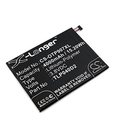 JRINK Replacement for Battery TLP040D2 9007T One Touch Pixi 3 7 OT-9007