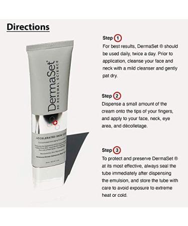 DermaSet Anti-Aging Renewal Cream (NEW FORMULA) with Plant-Based Stem Cells Advanced Formula to Visibly Reduce Wrinkles Fine Lines and Crow's Feet Instantly (1) - Buy Online on GoSupps.com