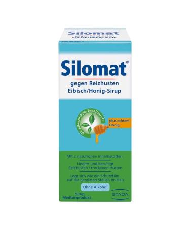 Silomat Eibisch/Honey Sirup - Hustens syrup with natural ingredients - to relieve cough dry cough irritable cough - for children and adults - 1 x 100 ml