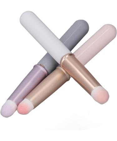 Lip Brush 3 Pieces Lip Brush Compact and Durable Round Head Easy to Clean with Lipstick Cover - Buy Online on GoSupps.com