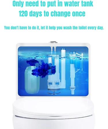 Krazy Klean Automatic Toilet Cleaner - Stain & Odor Remover for a Fresh & New-Looking Toilet Bowl | International Shipping Available - Buy Online on GoSupps.com