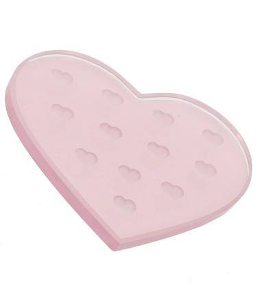 Eyelash Adhesive Station Gasket for Eyelash Grafting False Eyelash Pallet Eyelash Extension Pad Planting Eyelash Glue Plates Eyelash Grafting Holder Grafting Eyelash Tool Lash Tray Pink