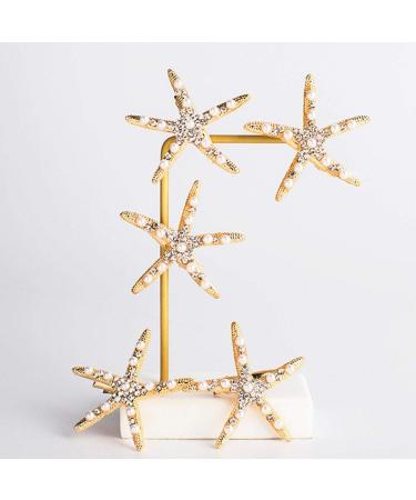 Exclusive 3-Piece Hair Clip Set with Pearls & Rhinestones | Elegant Headdresses & Hairpins for Women & Girls | Perfect Bridal & Flower Girl Accessories - Buy Online on GoSupps.com