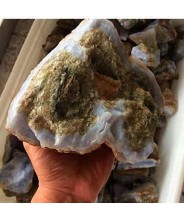 Natural Quartz Crystal Natural Blue Chalcedony Agate Stone Minerals Jewelry Processing Home Decor Crystals Wiccan Stones Home Office Decor ningxiao (Size : 50-90g) - Buy Online on GoSupps.com