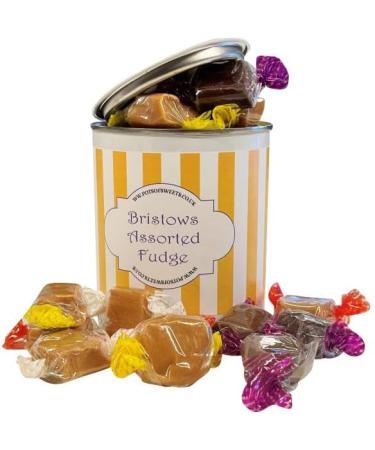 250g Paint Pot Tin of Bristow's Assorted Fudge - Buy Online on GoSupps.com