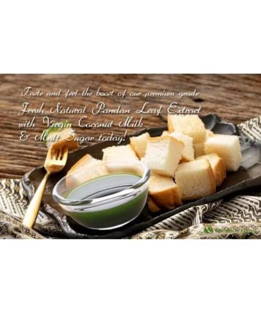 9x Fresh Natural Pandan Leaf Extract with Virgin Coconut Milk & Malt Sugar - 200g - Buy Online on GoSupps.com