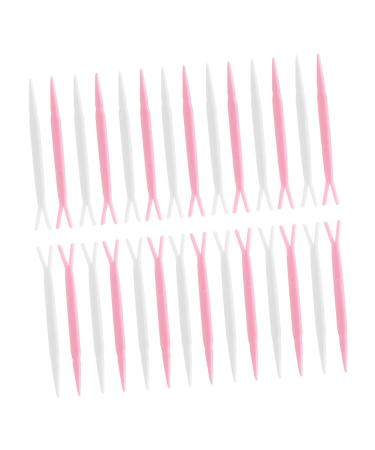 FOMIYES 100pcs Double Eyelid Y-shaped Fork Make up Accessories Eye Makeup Tools Cosmetic Accessory Eye Patch