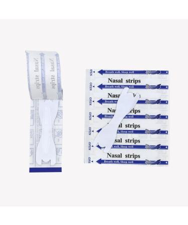 Nasal Strips Transparent Anti-Snore Sticker Large Nose Plaster 30pcs Instantly Relieves Nasal Congestion Helps Reduce Snoring-Big Size 66x19mm Strong Stickiness