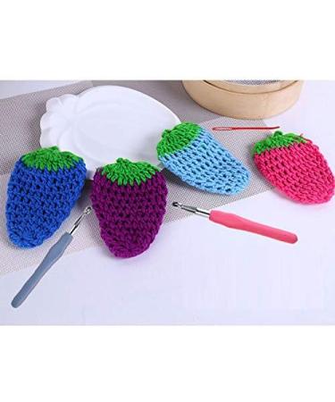 5-Piece Crochet Hooks Set with Ergonomic Grip Handles in Sizes 6.5mm, 7.0mm, 8.0mm, 9.0mm, 10.0mm - Aluminum Hooks Size K, L, M, N/P with Case - Buy Online on GoSupps.com