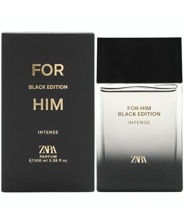 Zara For Him Black Edition Intense Cologne for Men Parfum 100 ML (3.38 FL OZ)