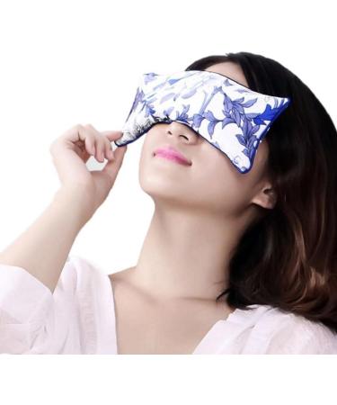 Silk Lavender Stress Relief Yoga Eye Masks - Set of 2 - Buy Online on GoSupps.com