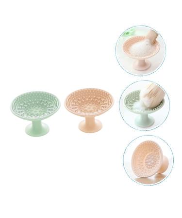 FRCOLOR 6 Pcs Silicone Makeup Brush Scrub Pad - Portable Cleaning Tool for Beauty Applicators & Brushes - Buy Online on GoSupps.com