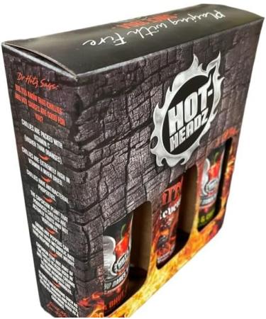 Naga Hot Sauce Gift Set: 3x 148ml Hot Chilli Spicy Sauces for Dishes & Snacks - All Natural Flavours - Ideal for Marinades & Dipping - Buy Online on GoSupps.com