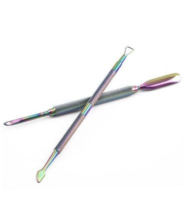 Beaupretty 1 Cuticle Nail Pusher Cuticle Pusher Tool Cuticle Trimmer Steel Cuticle Remover Cuticle Pusher kit Cuticle Remover Tool Metal Cuticle Remover Nail Pusher Push Nail Care