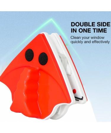 Wiper Window Cleaner Double-sided Strong Magnetic Glass Double-layer Window Wiper Glass Clean Brush Household Cleaning Tool 3-8mm - Buy Online on GoSupps.com