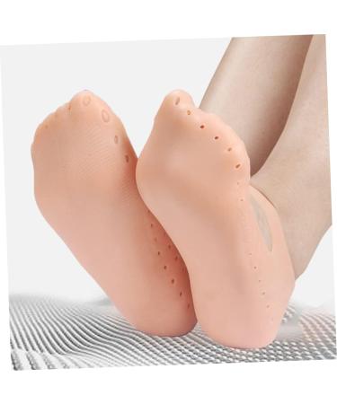 Beavorty 6 Pairs Beach Socks SEBS Socks Heel Sleeve for Plantar Plantar Inserts Silicone Gel Heel Socks Non Slip Socks moisturizing Sleeves Anti Slip Socks Lotion - Buy Online on GoSupps.com