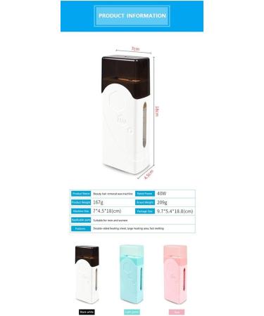 Salon Depilatory Roll On Wax Heating Cartridge - Back Warmers for Men & Women | Body Hair Removal Waxing Tools - Green - Buy Online on GoSupps.com