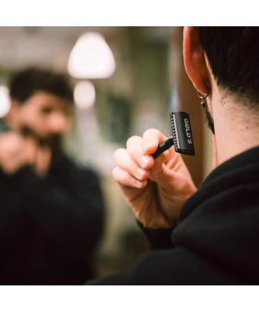 G LD Stainless Steel Safety Razor | Ultimate Beard & Body Shaving Experience - Buy Online on GoSupps.com