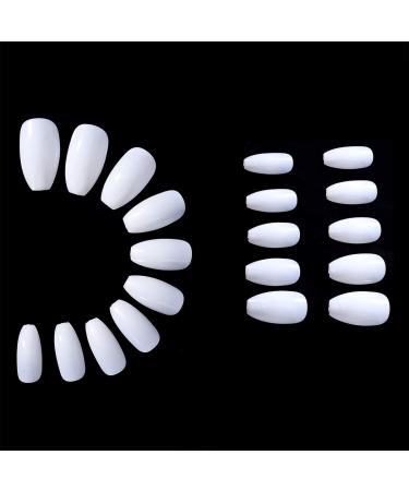 Sethexy 500 Piece Coffin False Fingernails - Ballerina Press-On Acrylic Nails in 10 Sizes for Art Nail Design - Buy Online on GoSupps.com