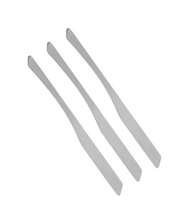 Metal Makeup Spatula Set - 3 Premium Stainless Steel Spatulas for Perfect Blending | International Shipping Available - Buy Online on GoSupps.com