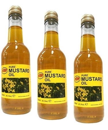 KTC 3 x 100% Pure Mustard Oil 250ml (Total 750ml)