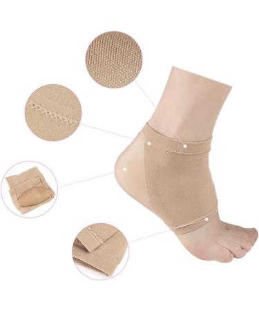 Beavorty 1 Pair Sock Heels Moisture Heel Socks Silicone Heel Foot Gel Pads Cracked Heel Dry Heels Socks Hard Skin Socks Heel Protector Socks Gel Heel Socks Sleeve Sole of Foot Men and Women Size 1 - Buy Online on GoSupps.com