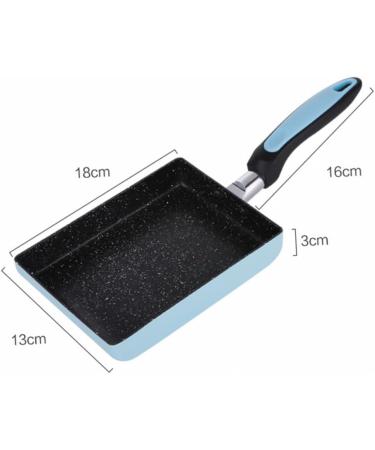 OUNONA 3 Pcs Frying Pan Japanese Tamagoyaki Pan Japanese Frying Pot Rolled Egg Pan Non- Stick Coating Pan Non Stick Omelette Pan Baking Pan Square Skillet Aluminum Alloy Steak Pan Mini 34X13CMx3pcs Random Colorx3pcs - Buy Online on GoSupps.com