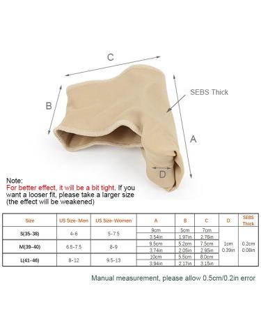 RooRuns Bunion Corrector - Black L (41-46) | 2 Pairs | Comfort & Relief Worldwide Shipping - Buy Online on GoSupps.com