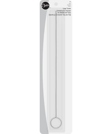 Dritz 9-1/2" Turning Bias Tubing, 1 Count Loop Turner, Silver