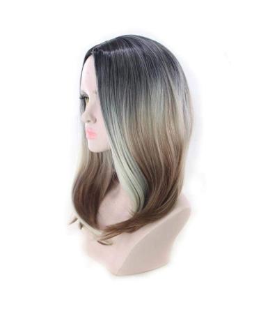 Shop Blonde Grey Curly Short Bob Wig for Women | Synthetic Afro Anime Cosplay Hair - Perfect for Parties & 80s Style - Buy Online on GoSupps.com