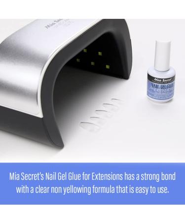 MIA SECRET Nail Gel Glue for Extensions - 0.5oz UV-LED Soak Off - Buy Internationally - Buy Online on GoSupps.com
