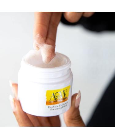 Act of Wellness Euphoric Exfoliation Weekly Exfoliating Facial Treatment Peel for Soft and Baby Smooth Skin - with Lactic and Glycolic Acid - Vegan (2oz and 1oz) - Buy Online on GoSupps.com