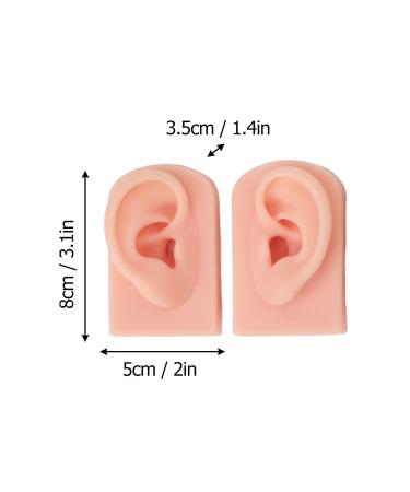 Flexible Human Ear Model - 3 Pairs, Easy to Operate, Waterproof for Beauty Salon - Buy Online on GoSupps.com
