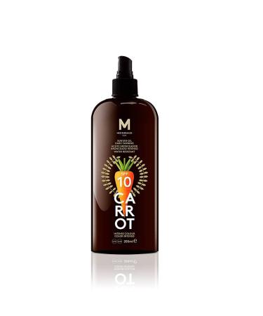 Mediterraneo sun carrot suntan oil dark tanning spf10 200ml